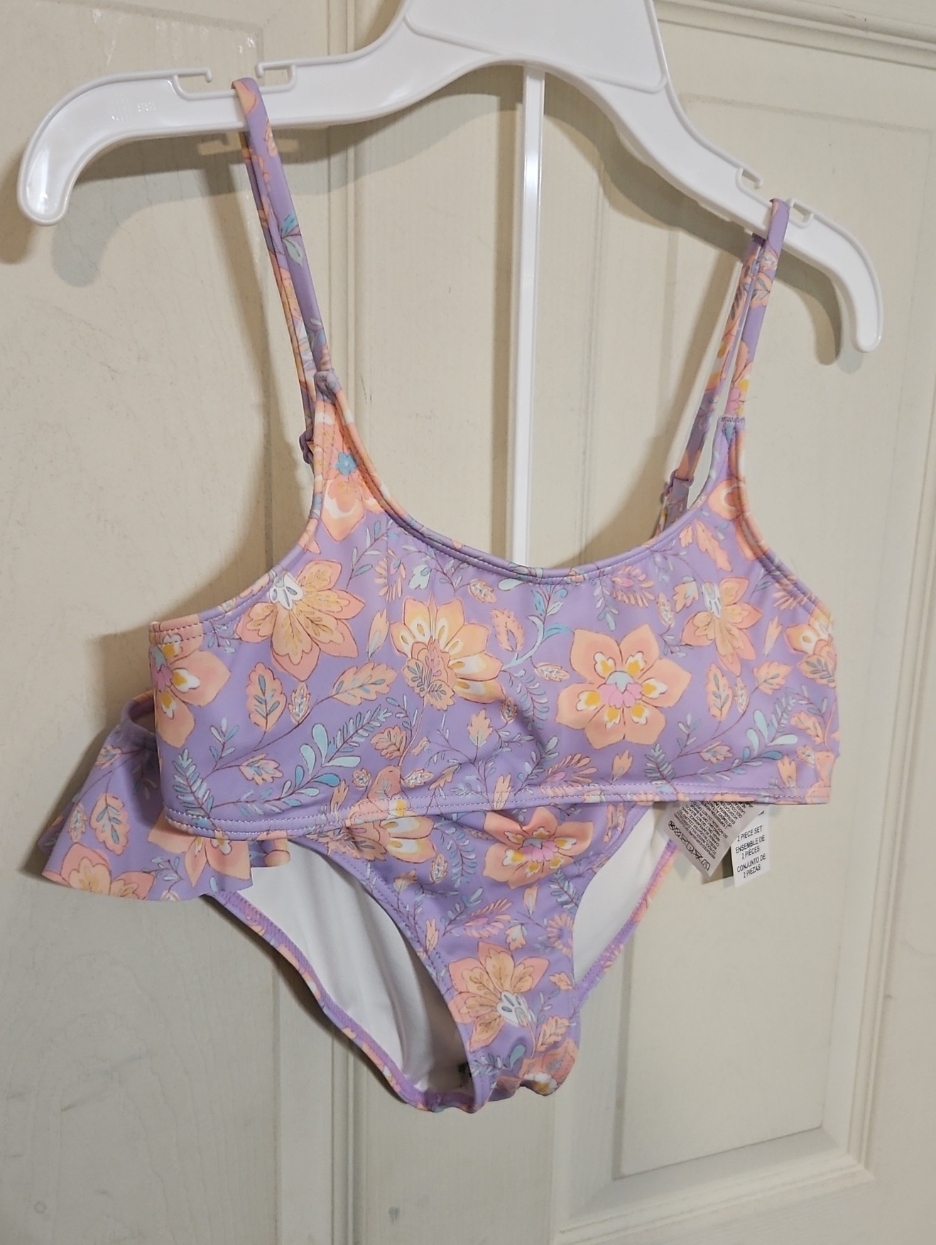 Billabong Girls Peaceful Lilac 2 Piece Hideaway Hippie: Bikini Set: Nwt: Size 14
